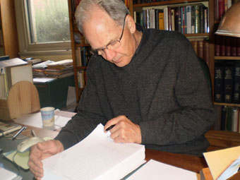 Alex in his study